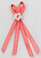 colonial rose double bow with pearls8